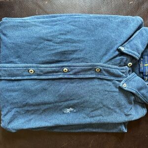 Ralph Lauren Navy Button-Up Shirt